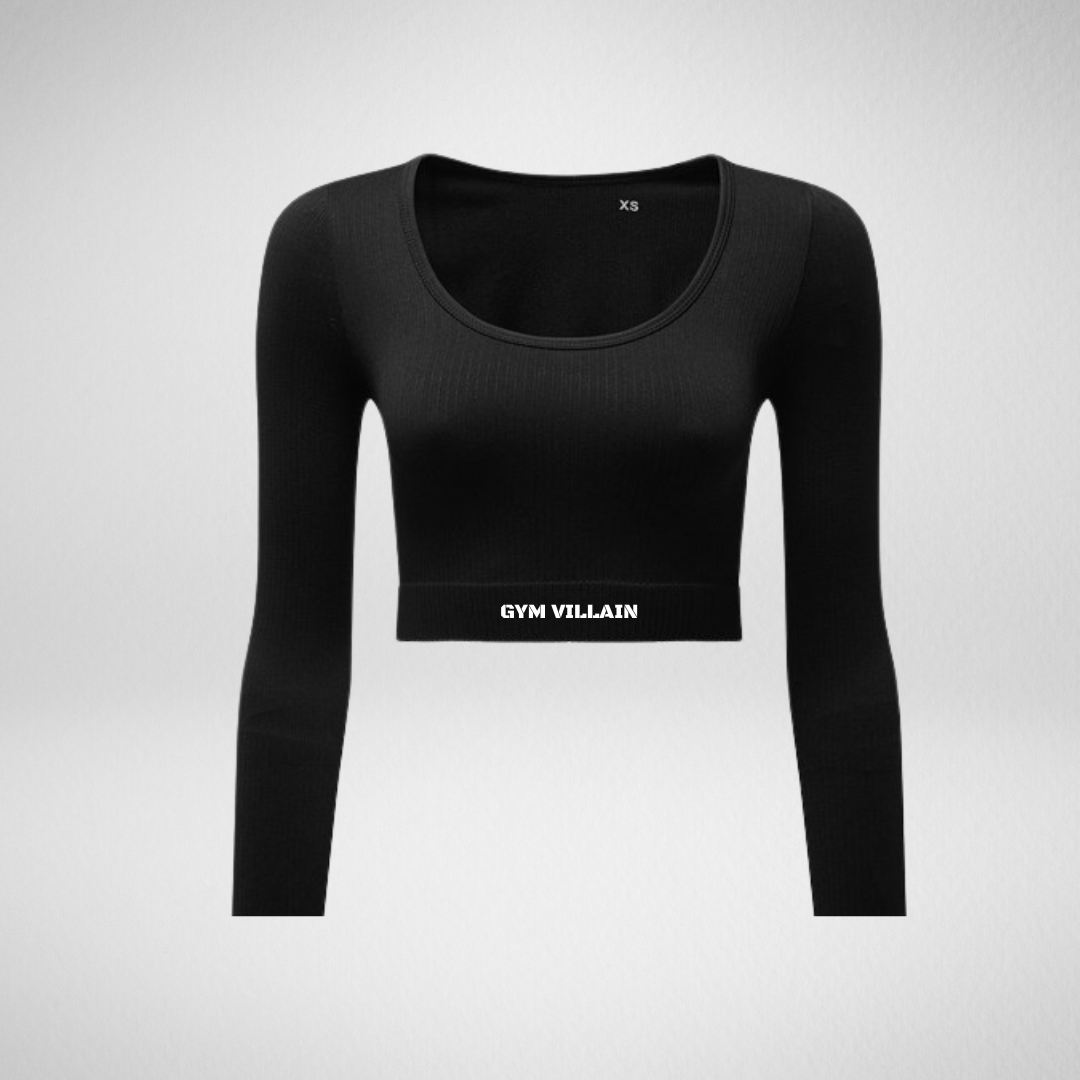 Long sleeve crop